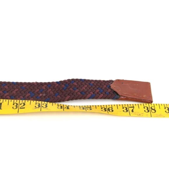 Gentlemen's Hardware BROWN LEATHER MULTICOLOR ELASTIC CORD MEN'S BELT 30-40 (B54 - Picture 12 of 14